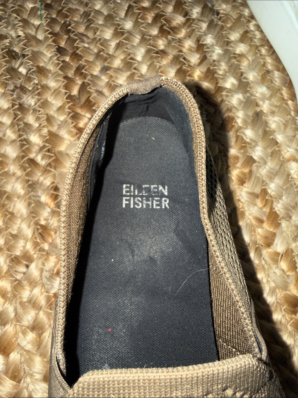 Eileen‎ Fisher pep fly-knit Tan Slip-On Loafers - Picture 10 of 11